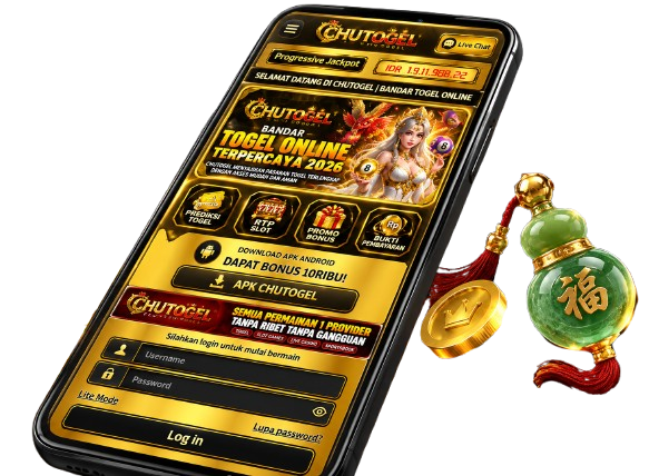 Aplikasi CHUTOGEL di layar ponsel